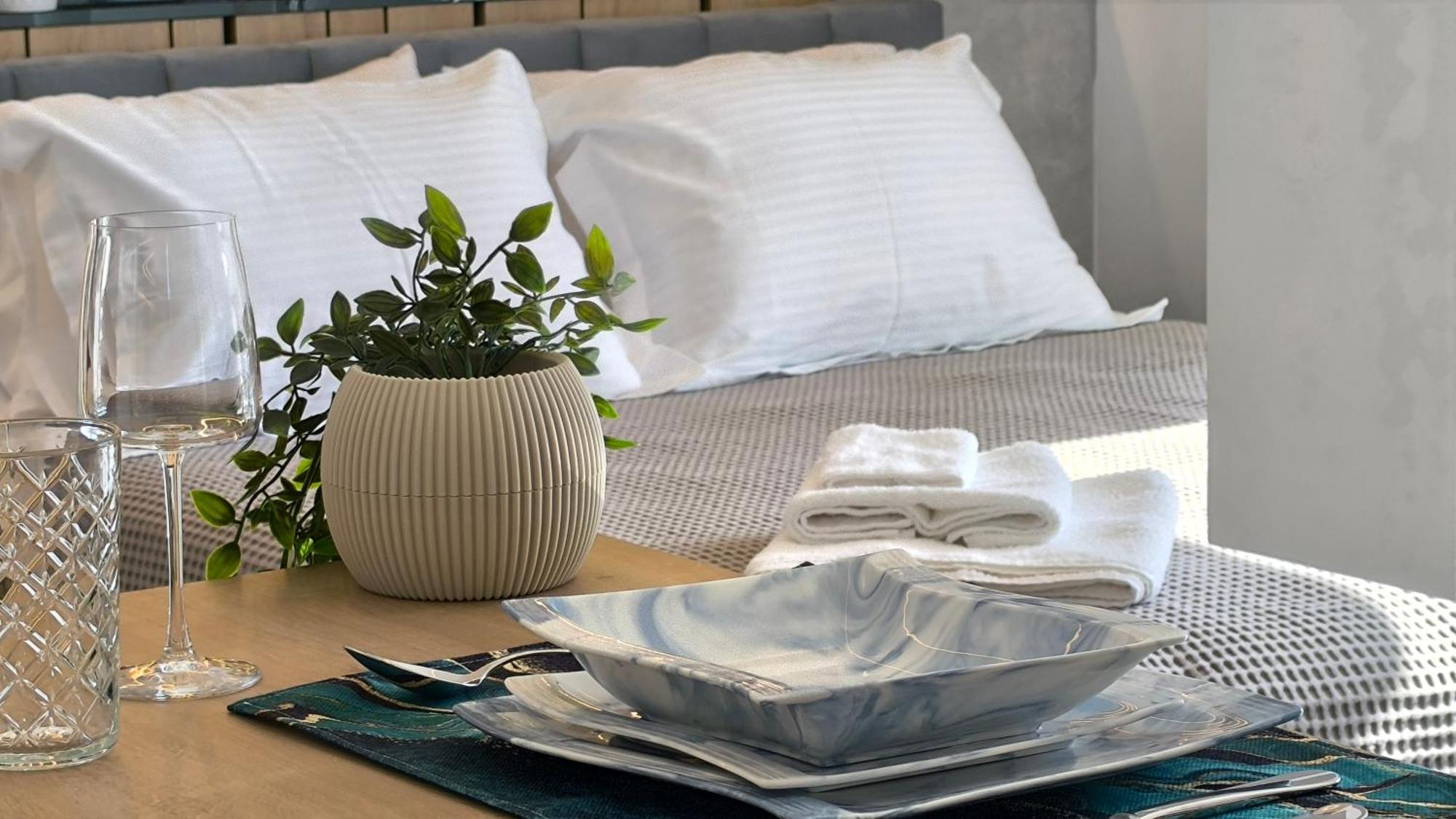 Larisa Absolute Suites, Sky View Smart Home מראה חיצוני תמונה