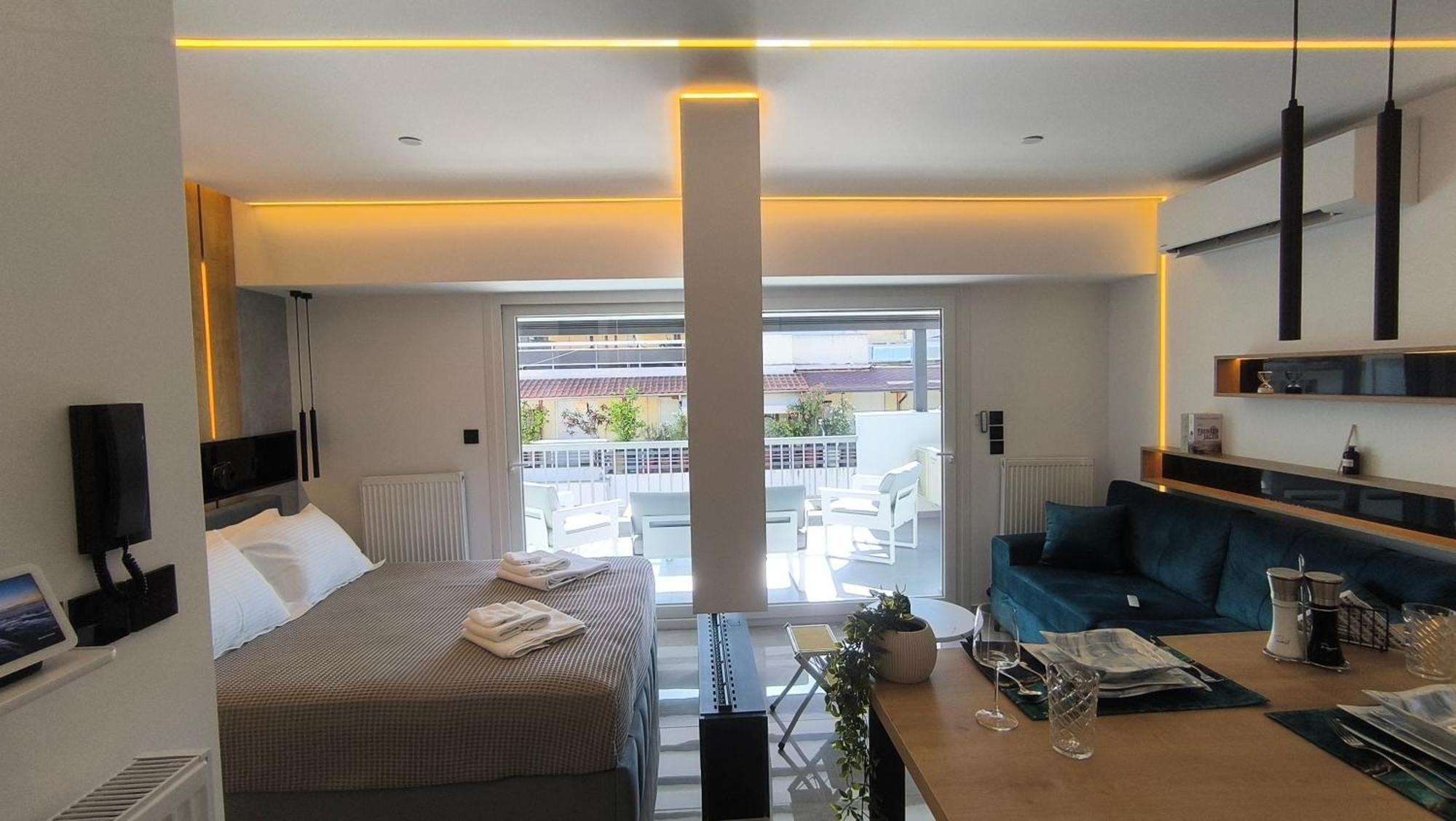 Larisa Absolute Suites, Sky View Smart Home מראה חיצוני תמונה