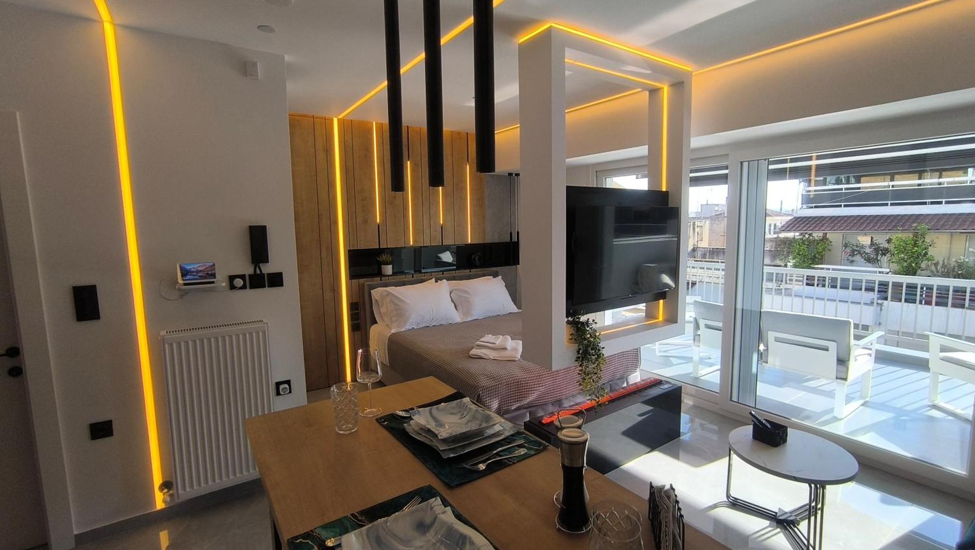 Larisa Absolute Suites, Sky View Smart Home מראה חיצוני תמונה