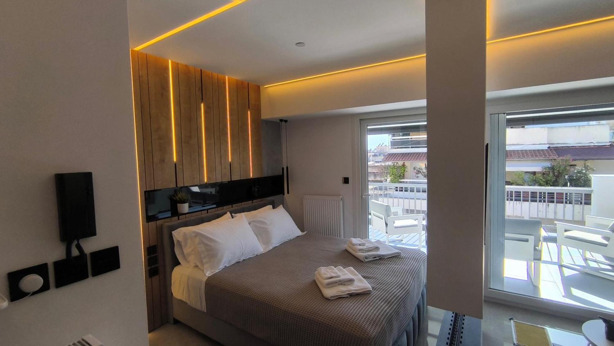 Larisa Absolute Suites, Sky View Smart Home מראה חיצוני תמונה